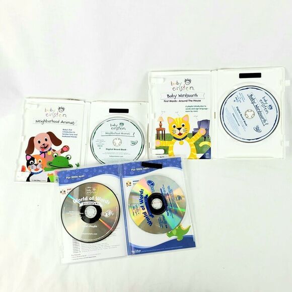 Baby Einstein: Neighborhood Animals | Baby Wordsworth | World of Words  [DVD] - Picture 2 of 2